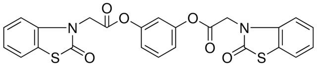 (2-OXO-BENZOTHIAZOL-3-YL)-ACETIC ACID 3-((2-OXO-BENZOTHIAZOL-3-YL)-ACO)-PH ESTER