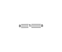 Titanium boride, hexagonal crystalline solid, 0.7-10.0 microns