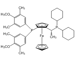 (R)-(-)-1-{(S)-2-[Bis(3,5-dimethyl-4-methoxyphenyl)phosphino]ferrocenyl}ethyldicyclohexylphosphine