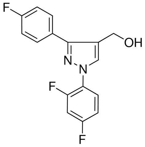 (1-(2,4-DIFLUOROPHENYL)-3-(4-FLUOROPHENYL)-1H-PYRAZOL-4-YL)METHANOL