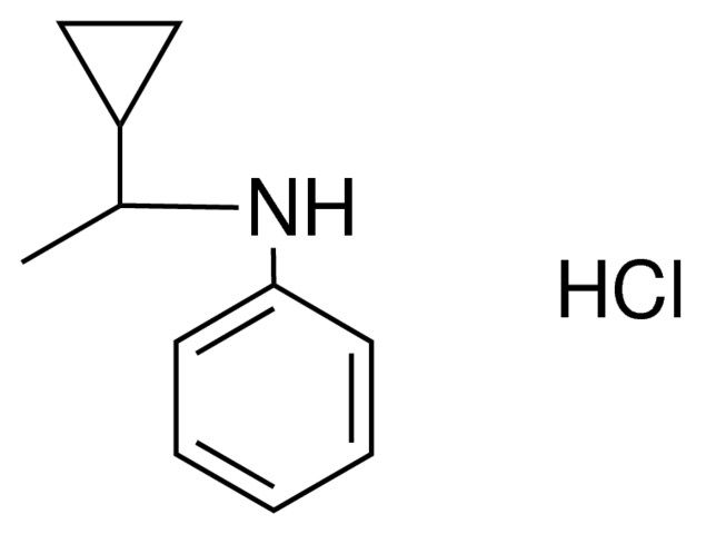 (1-CYCLOPROPYL-ETHYL)-PHENYL-AMINE, HYDROCHLORIDE