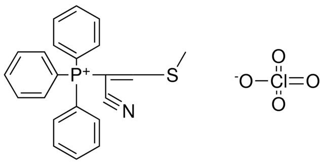 (1-CYANO-2-METHYLSULFANYL-VINYL)-TRIPHENYL-PHOSPHONIUM, PERCHLORATE