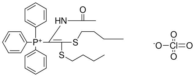 (1-ACETYLAMINO-2,2-BIS-BUTYLSULFANYL-VINYL)-TRIPHENYL-PHOSPHONIUM, PERCHLORATE