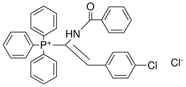 (1-BENZOYLAMINO-2-(4-CHLORO-PHENYL)-VINYL)-TRIPHENYL-PHOSPHONIUM, CHLORIDE