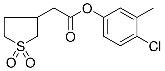 (1,1-DIOXO-TETRAHYDRO-THIOPHEN-3-YL)-ACETIC ACID 4-CHLORO-3-METHYL-PHENYL ESTER