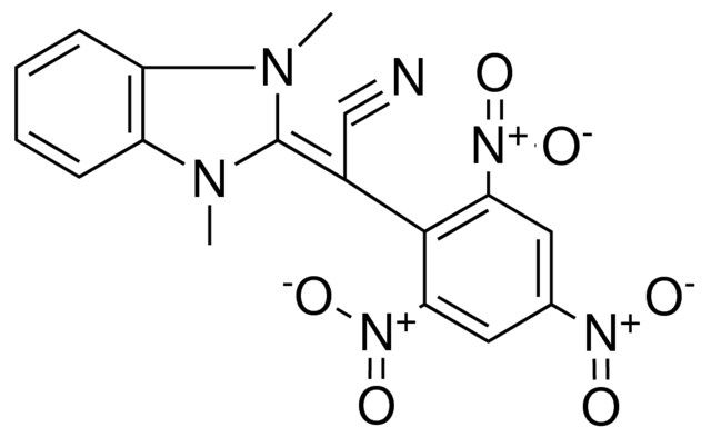 (1,3-DIMETHYL-1,3-2H-BENZOIMIDAZOL-2-YLIDENE)-(2,4,6-TRINITRO-PH)-ACETONITRILE