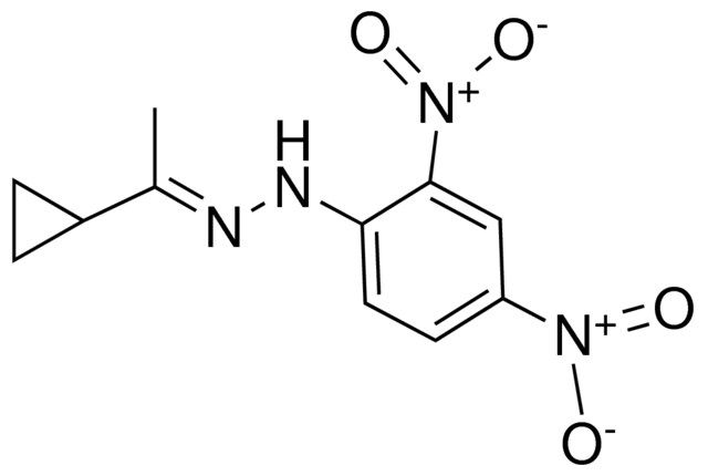 (1E)-1-cyclopropylethanone (2,4-dinitrophenyl)hydrazone