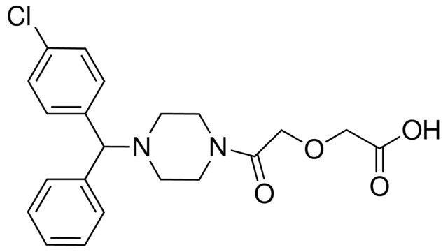 (2-[4-[(4-CHLOROPHENYL)(PHENYL)METHYL]-1-PIPERAZINYL]-2-OXOETHOXY)ACETIC ACID