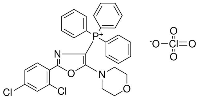 (2-(DI-CL-PH)-5-MORPHOLIN-4-YL-OXAZOL-4-YL)-TRIPHENYL-PHOSPHONIUM, PERCHLORATE