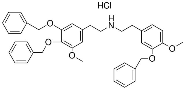 (2-(3-BENZYLOXY-4-MEO-PH)-ET)-(2-(3,4-BIS-BENZYLOXY-5-MEO-PH)-ET)-AMINE, HCL