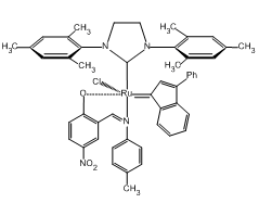 [1,3-Bis(2,4,6-trimethylphenyl)-2-imidazolidinylidene]-[2-[[(4-methylphenyl)imino]methyl]-4-nitrophenolyl]-[3-phenyl-1H-inden-1-ylidene]ruthenium(II) chloride