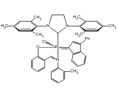 [1,3-Bis(2,4,6-trimethylphenyl)-2-imidazolidinylidene]-[2-[[(2-methylphenyl)imino] methyl]phenolyl]-[3-phenyl-1H-inden-1-ylidene]ruthenium(II) chloride