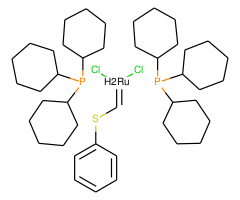 Bis(tricyclohexylphosphine)[(phenylthio)methylene]ruthenium(II) dichloride