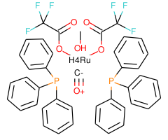 Carbonylbis(trifluoroacetato)bis(triphenylphosphine)ruthenium(II) methanol adduct