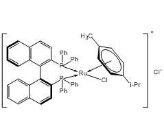 Chloro[(S)-(-)-2,2'-bis(diphenylphosphino)-1,1'-binaphthyl](p-cymene)ruthenium(II) chloride [RuCl(p-cymene)((S)-binap)]Cl