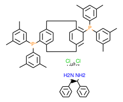 Dichloro[(R)-(-)-4,12-bis(di(3,5-xylyl)phosphino)-[2.2]-paracyclophane][(1S,2S)-(-)-1,2-diphenylethylenediamine]ruthenium(II)