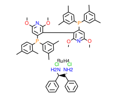 Dichloro[(R)-(+)-2,2',6,6'-tetramethoxy-4,4'-bis(di(3,5-xylyl)phosphino)-3,3'-bipyridine][(1R,2R)-(+)-1,2-diphenylethylenediamine]ruthenium(II)