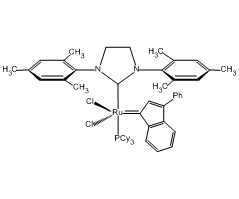 Tricyclohexylphosphine[3-phenyl-1H-inden-1-ylidene][1,3-bis(2,4,6-trimethylphenyl)-4,5-dihydroimidazol-2-ylidene]ruthenium(II) dichloride