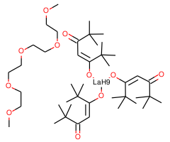 Tris(2,2,6,6-tetramethyl-3,5-heptanedionato)lanthanum(III) tetraglyme adduct