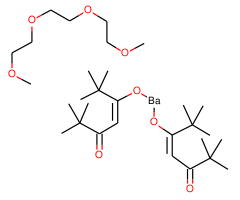 Bis(2,2,6,6-tetramethyl-3,5-heptanedionato)barium triglyme adduct