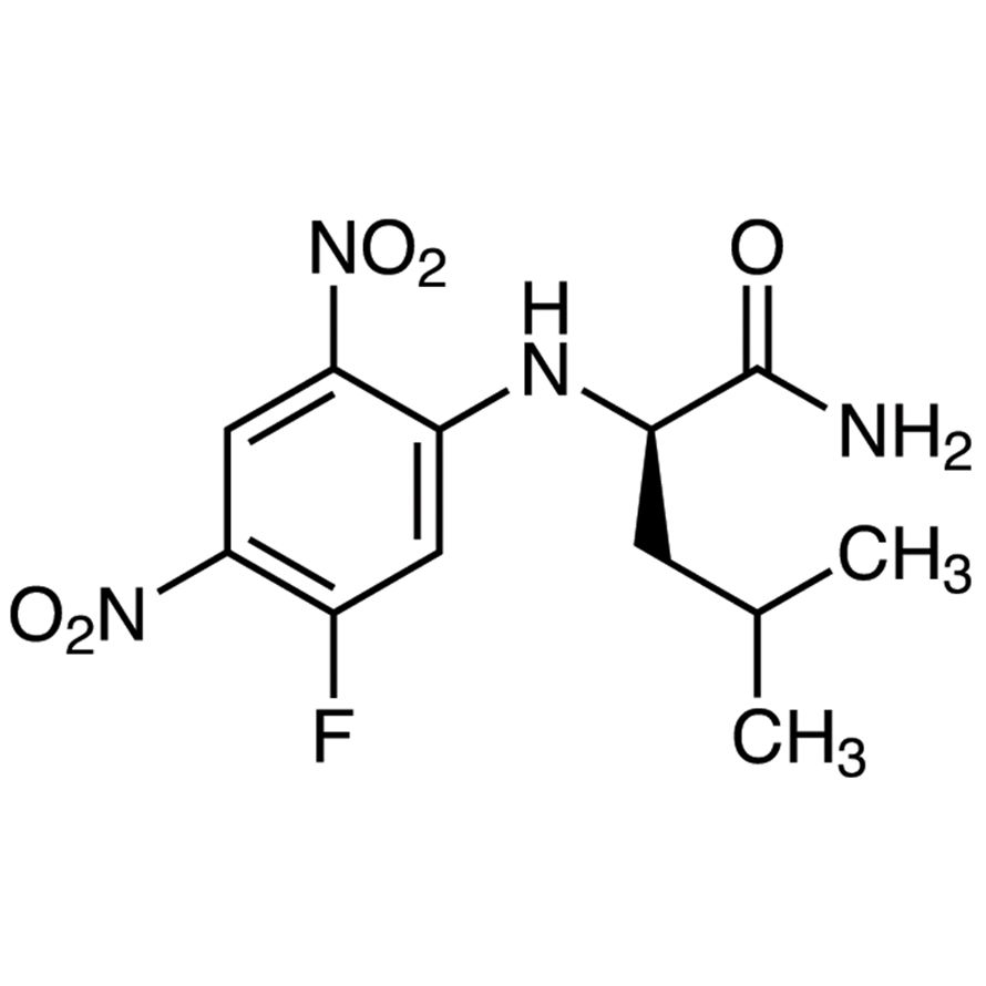 N<sup>α</sup>-(5-Fluoro-2,4-dinitrophenyl)-D-leucinamide [HPLC Labeling Reagent for e.e. Determination]