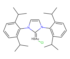 1,3-Bis(2,6-di-isopropylphenyl)imidazol-2-ylidenegold(I) chloride