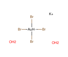 Potassium tetrabromoaurate(III) dihydrate