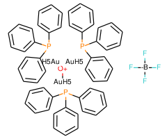 Tris[triphenylphosphinegold(I)]oxonium tetrafluoroborate