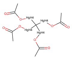 Tetrakis(acetoxymercuri)methane