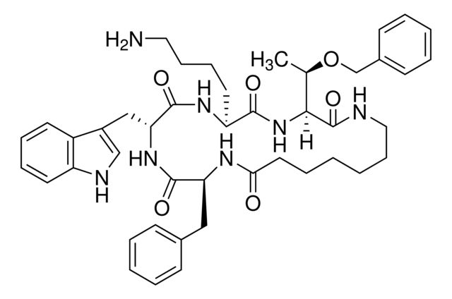 Cyclo(7-aminoheptanoyl-Phe-<sc>D</sc>-Trp-Lys-Thr[Bzl])