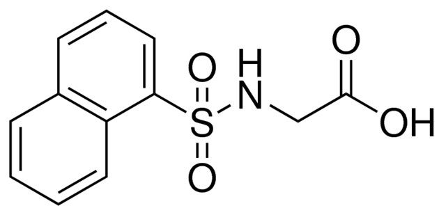 ((1-NAPHTHYLSULFONYL)AMINO)ACETIC ACID