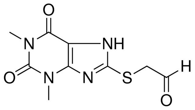 ((1,3-DIMETHYL-2,6-DIOXO-2,3,6,7-TETRAHYDRO-1H-PURIN-8-YL)THIO)ACETALDEHYDE