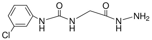 ((3-CHLOROPHENYL)UREIDO)ACETIC ACID HYDRAZIDE