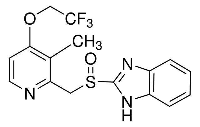 Lansoprazole for peak identification