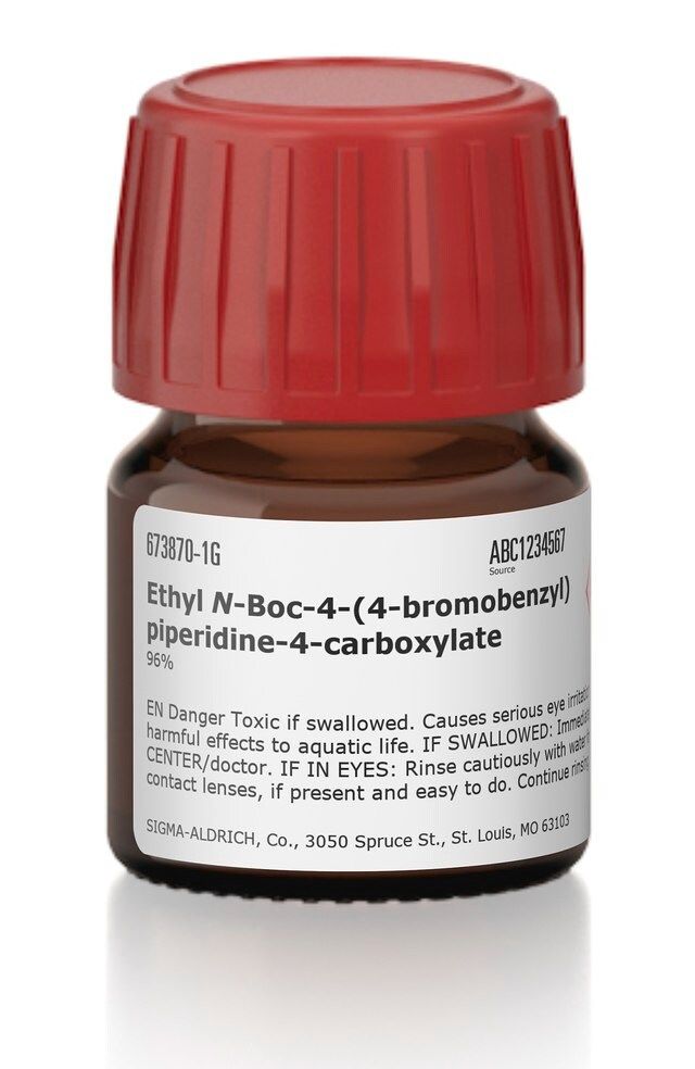 Ethyl <i>N</i>-Boc-4-(4-bromobenzyl)piperidine-4-carboxylate