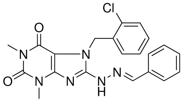 BENZALDEHYDE [7-(2-CHLOROBENZYL)-1,3-DIMETHYL-2,6-DIOXO-2,3,6,7-TETRAHYDRO-1H-PURIN-8-YL]HYDRAZONE