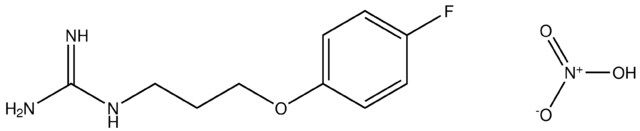 N-[3-(4-fluorophenoxy)propyl]guanidine, nitrate salt