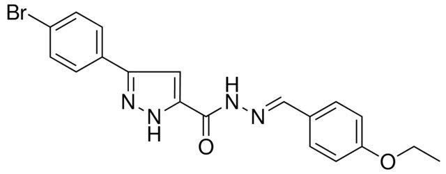 5-(4-BR-PHENYL)-2H-PYRAZOLE-3-CARBOXYLIC ACID (4-ETHOXY-BENZYLIDENE)-HYDRAZIDE