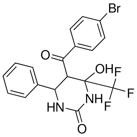 5-(4-BROMOBENZOYL)-4-HO-6-PH-4-(TRIFLUOROMETHYL)TETRAHYDRO-2(1H)-PYRIMIDINONE