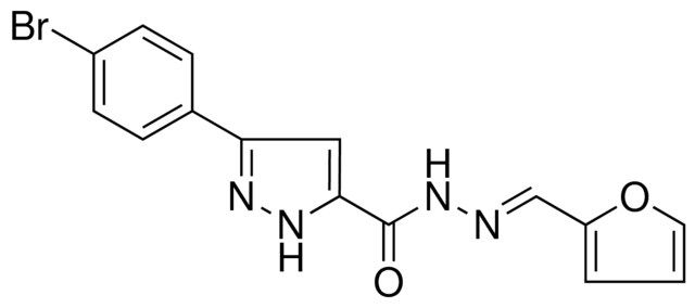 5-(4-BROMO-PHENYL)-2H-PYRAZOLE-3-CARBOXYLIC ACID FURAN-2-YLMETHYLENE-HYDRAZIDE