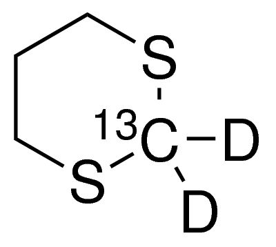 1,3-Dithiane-2-<sup>13</sup>C-2,2-d<sub>2</sub>