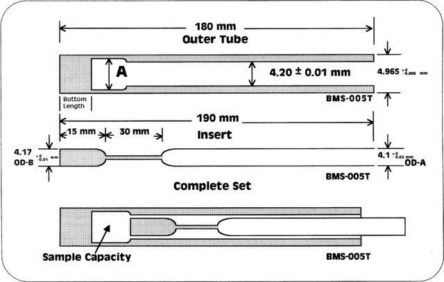 Shigemi Advanced NMR microtube assembly