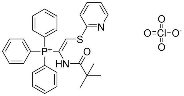 [(E)-1-[(2,2-DIMETHYLPROPANOYL)AMINO]-2-(2-PYRIDINYLSULFANYL)ETHENYL](TRIPHENYL)PHOSPHONIUM PERCHLORATE