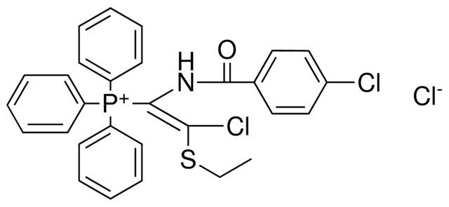 (CL-1-(4-CL-BENZOYLAMINO)-2-ETHYLSULFANYL-VINYL)-TRIPHENYL-PHOSPHONIUM, CHLORIDE