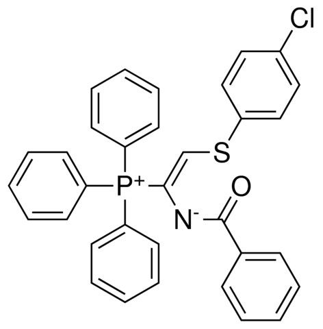 (E)-BENZOYL(2-(4-CHLOROPHENYLTHIO)-1-(TRIPHENYLPHOSPHONIO)VINYL)AMIDE