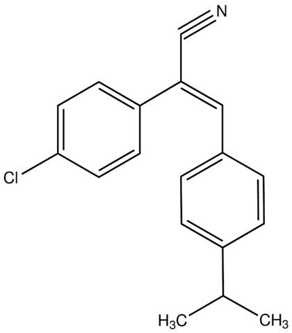 (<i>E</i>)-2-(4-Chlorophenyl)-3-(4-isopropylphenyl)acrylonitrile