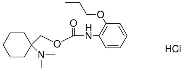 (PROPOXY-PH)-CARBAMIC ACID 1-DIMETHYLAMINO-CYCLOHEXYLMETHYL ESTER, HYDROCHLORIDE