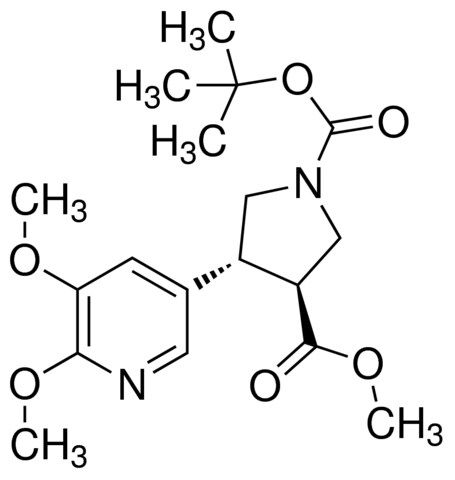 (trans-racemic) 1-tert-Butyl 3-methyl 4-(5,6-dimethoxypyridin-3-yl)pyrrolidine-1,3-dicarboxylate