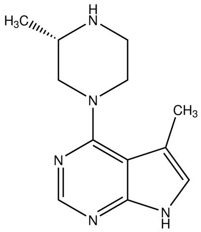 (<i>S</i>)-5-Methyl-4-(3-methylpiperazin-1-yl)-7<i>H</i>-pyrrolo[2,3-d]pyrimidine