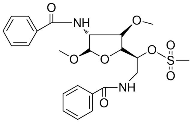 (R)-2-BENZAMIDO-1-((2S,3R,4R,5R)-4-BENZAMIDO-3,5-DIMETHOXYTETRAHYDROFURAN-2-YL)ETHYL METHANESULFONATE